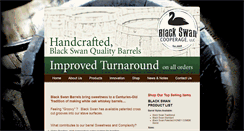 Desktop Screenshot of blackswanbarrels.com