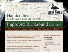 Tablet Screenshot of blackswanbarrels.com